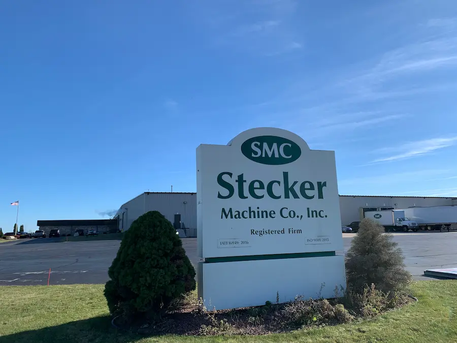 Stecker building sign