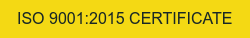 ISO 9001:2015 CERTIFICATE