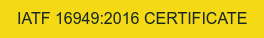 IATF 16949:2016 CERTIFICATE